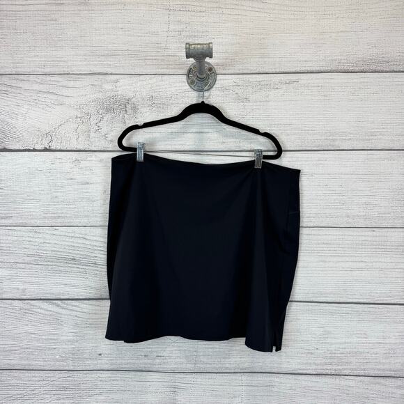 Girlfriend Collective Plus Size Black Active Mini Skort Size 4XL - Picture 1 of 8